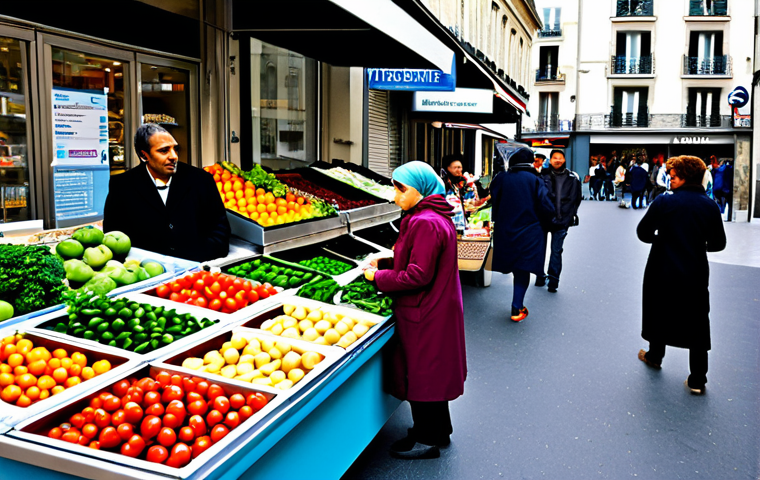 보건학과 건강 정책 제정 - Healthcare Disparities**

"A diverse group of fully clothed people in a bustling, colorful Parisian ...