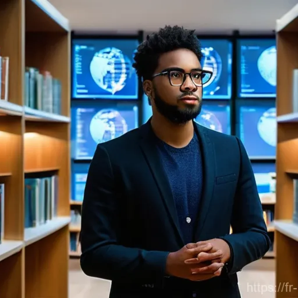 보건학 박사 과정 - **Prompt:** A diverse, determined young researcher, in their late 20s, dressed in smart casual attir...