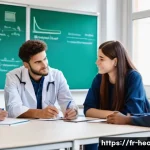 보건학과 협업 학습 - **Interprofessional Healthcare Students Collaborating in a Modern French University Classroom**
    ...